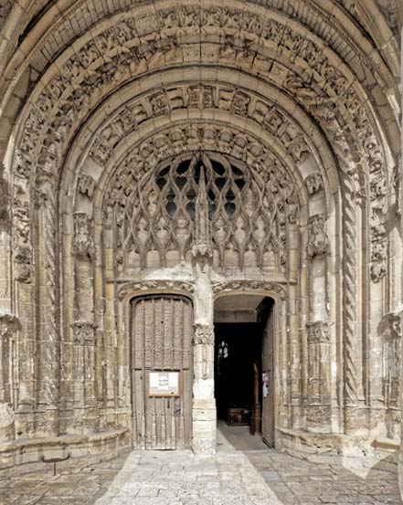 porche de l'église de Maignelay